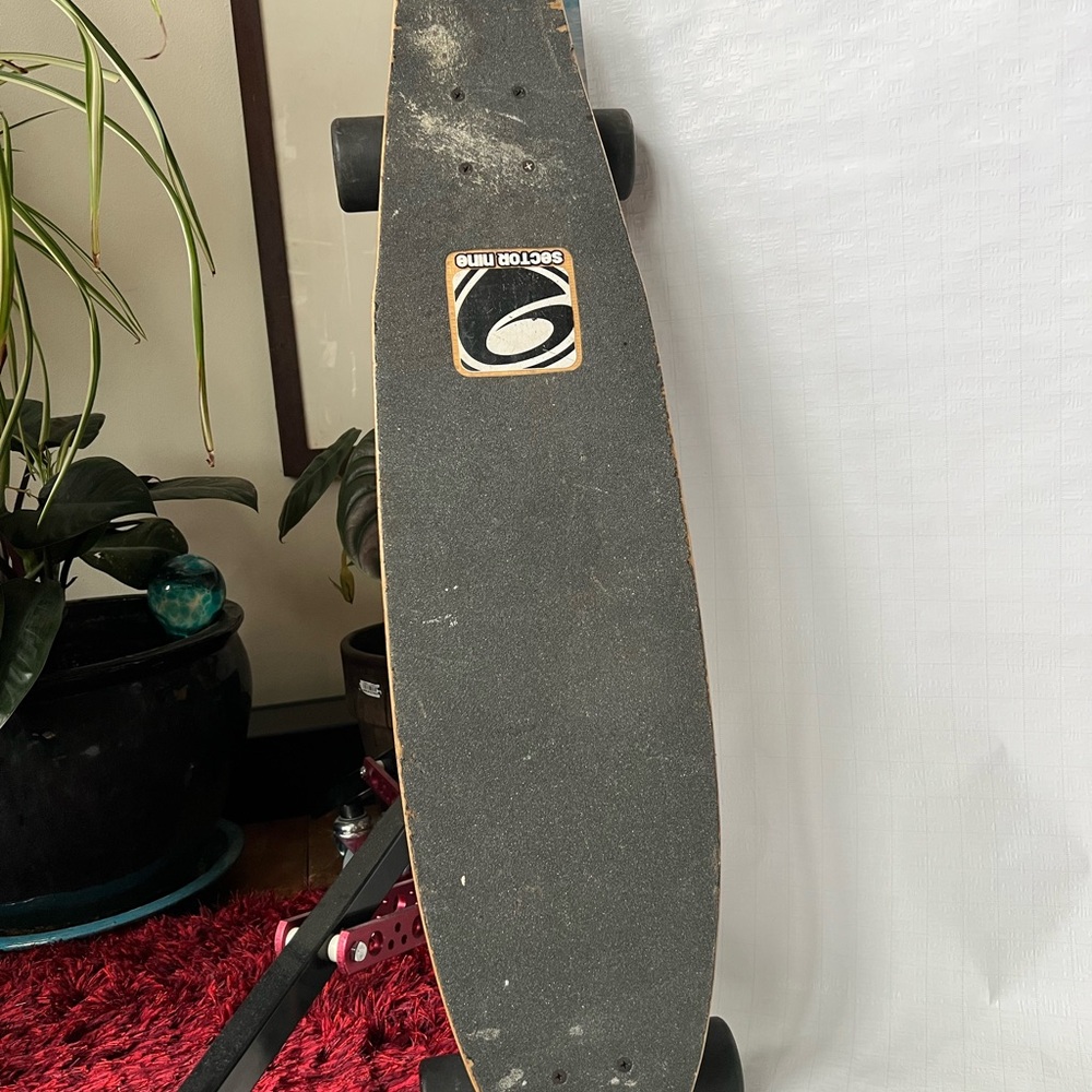 Sector 9 Longboard Cruiser Skateboard in Black and Natural